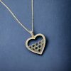 Petek Kalp Altın Kolye