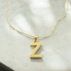 Z Harfli Altın Kolye